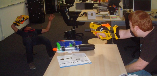 Just like in the Matrix...